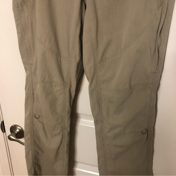 KUHL Spire Tan Roll Up Convertible Pants - wear as Capris or Long Pants Sz: 4 - Picture 4 of 15